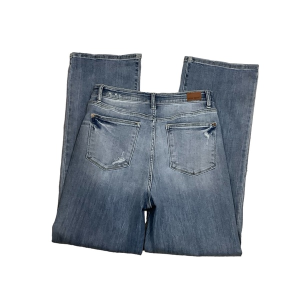 Judy Blue High Waist Straight Fit Denim Jeans - Picture 4 of 10